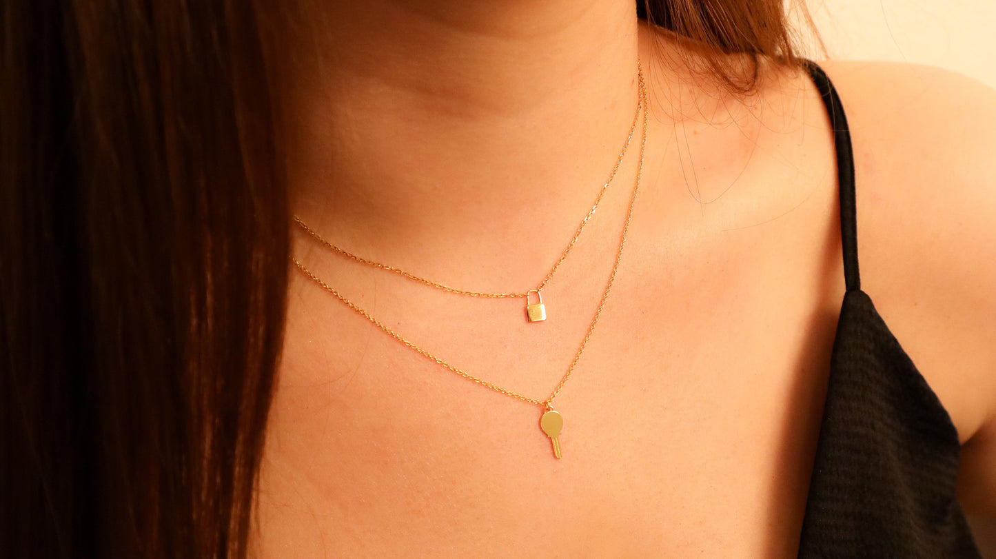 Mini Lock Necklace